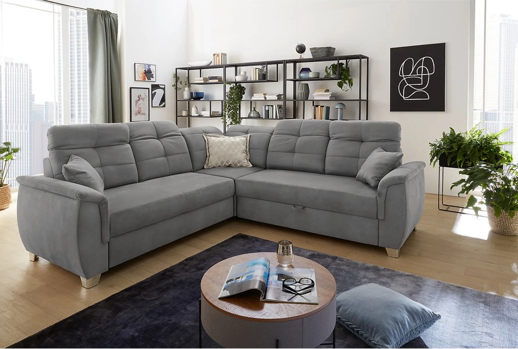 Sconto Sedacia súprava UDINE sivá