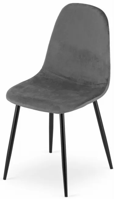 Set dvoch jedálenských stoličiek COMO sivé (2ks)