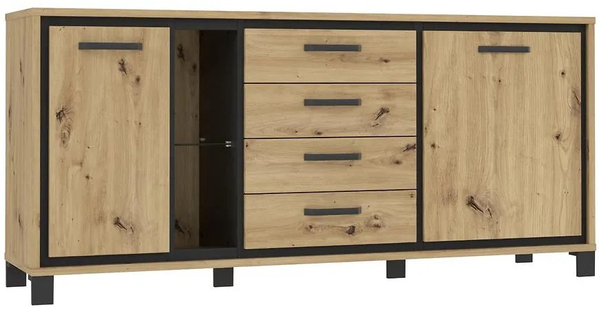 Komoda L Trondheim 2D4S TDHK242L Dub Artisan