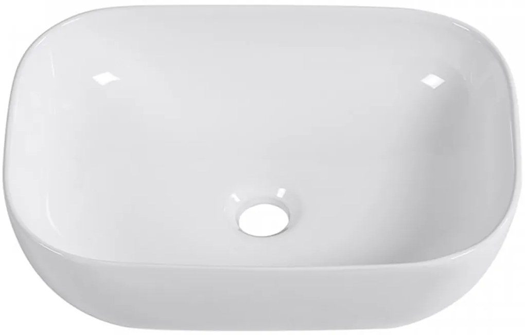 Cerano Lino, keramické umývadlo na dosku 470x330x140 mm, biela lesklá, CER-CER-428398
