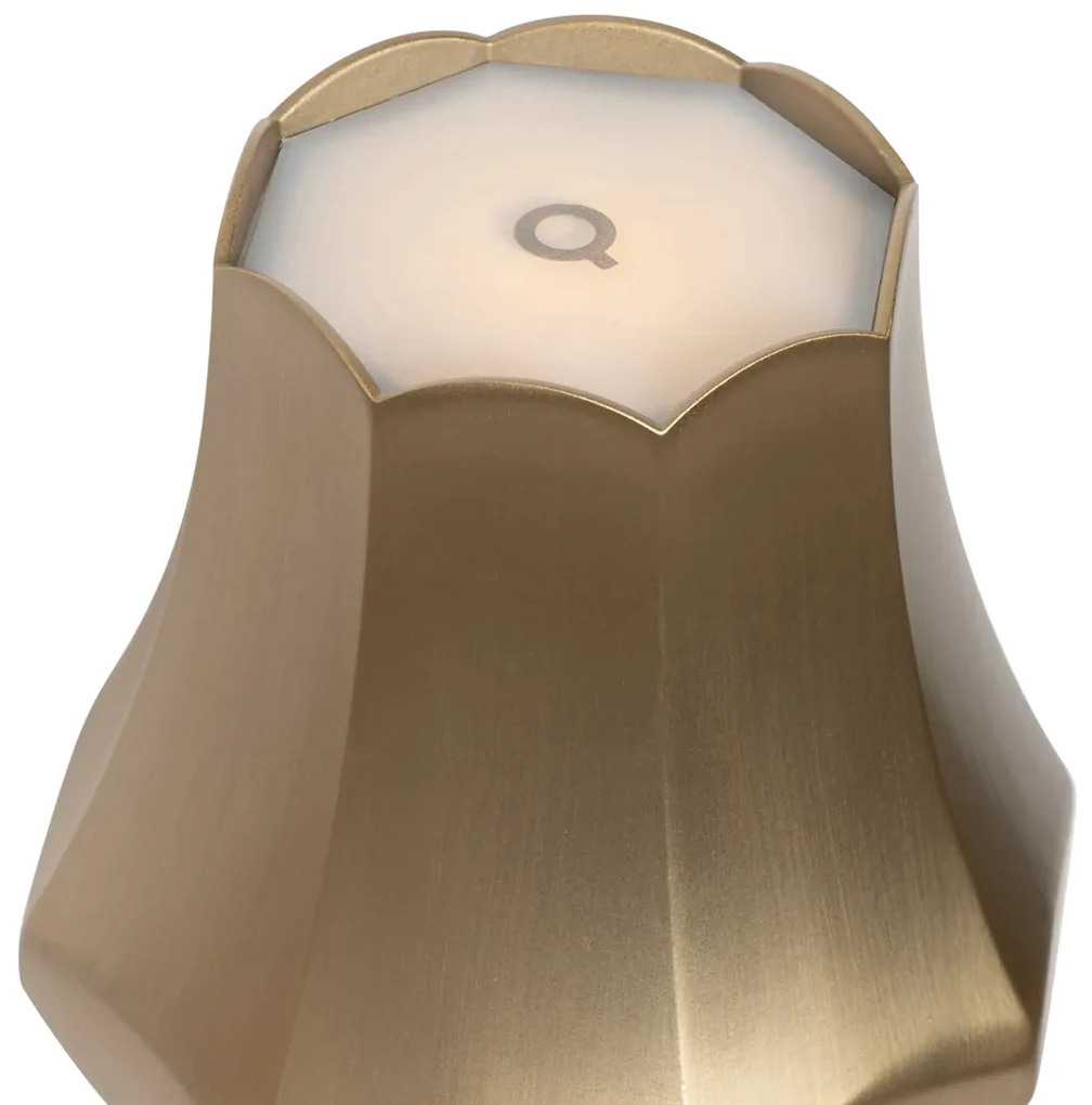 Sada 2 retro stolových lamp ružové zlato nabíjateľné IP44 - Granny