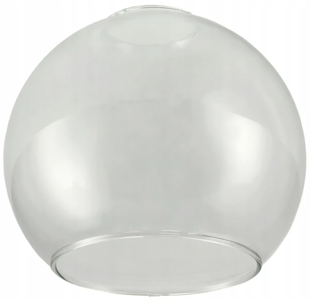 BERGE E27 LED luster závesné svietidlo, sklenená guľa, priehľadné