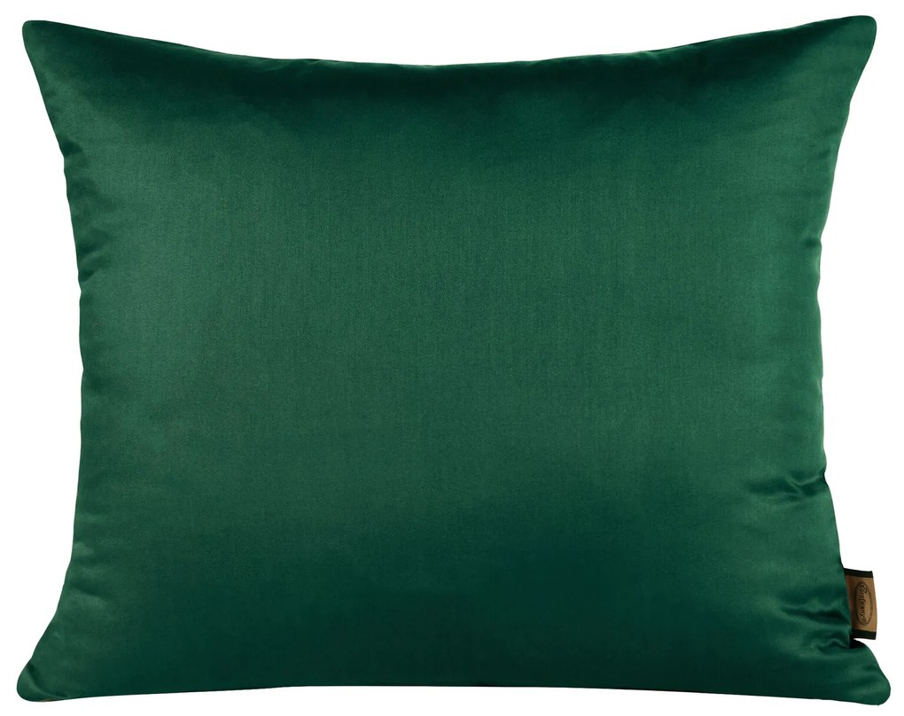 EUROFIRANY MAKOSATÉNOVÁ OBLIEČKA NA VANKÚŠ NOVA 50X70 CM TMAVOZELENÁ