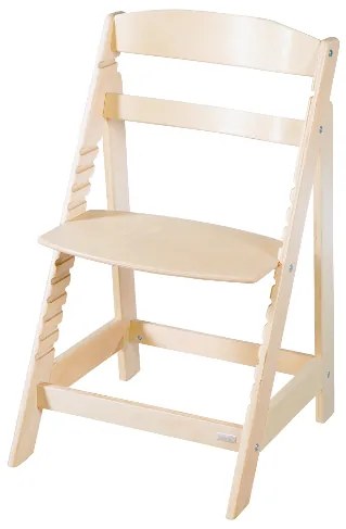 roba Detská drevená vysoká jedálenská stolička Sit Up (prírodná/flex) (100306933)