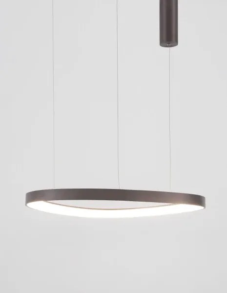 LED luster Esteva 65 hnedá