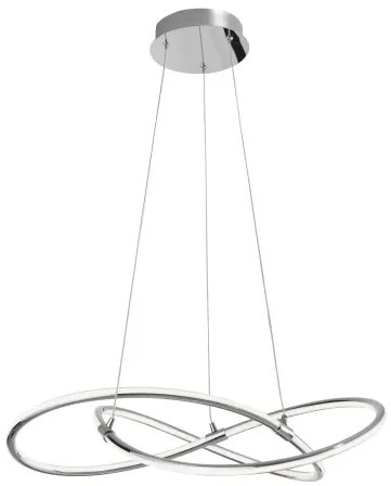 LED luster Martino 60 Chrome