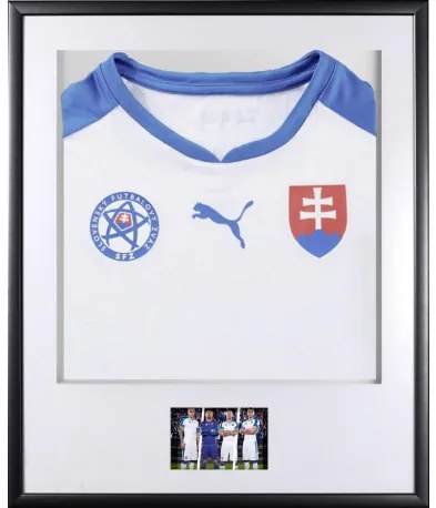 Rám na futbalový dres čierny