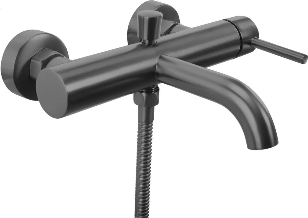 Rea Lungo, vaňová batéria s ručnou sprchovou súpravou, grafitová, REA-B1115