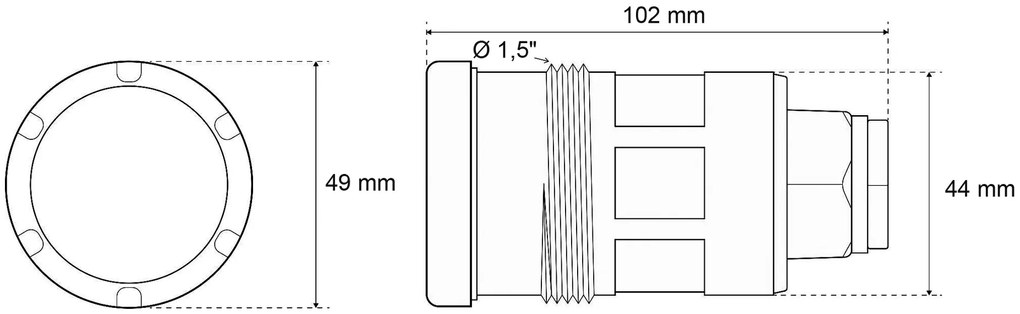 LED svetlo 5,5W MINI (18 LED)