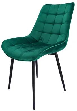 JUMI3 Misty velúrová stolička zelená