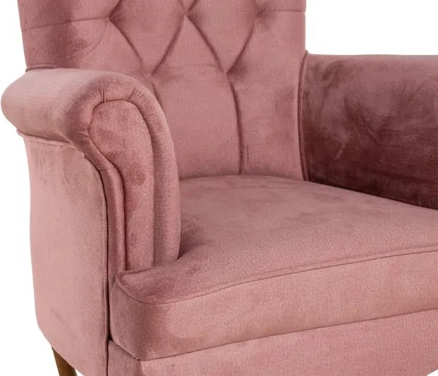 Kreslo Panama 1, starorůžová (monolith 63)