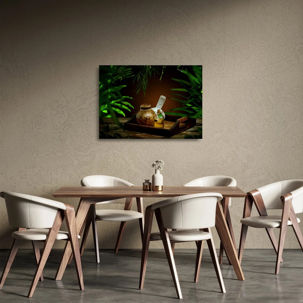 Sklenený obraz spa vecí (70x50 cm)