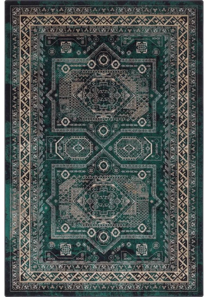 Vlnený koberec v petrolejovomodrej farbe 160x240 cm Mia – Agnella