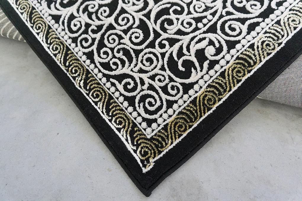 Berfin Dywany Kusový koberec Elite 3935 Black Gold - 240x330 cm