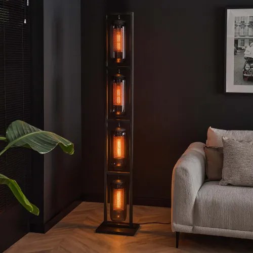 Stojaca lampa 78-38 4L Tower Smoked Glass - Komfort-nábytok