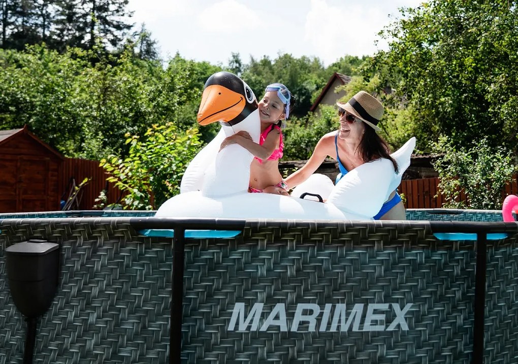 Marimex | Bazén Marimex Florida 3,66x1,22 m so zabudovaným skimmerom - motív RATAN | 10340320