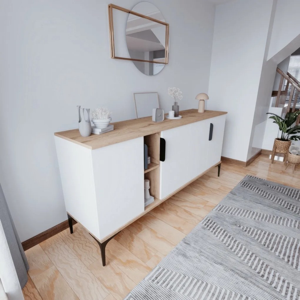 Skrinka Tarz Oak and White