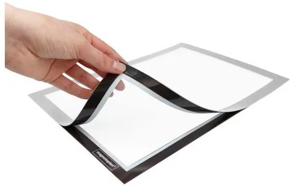 Samolepiaci rámček Magnetoplan Magnetofix A3 - 2 ks, strieborná