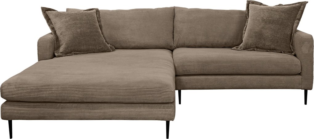 XXXLutz ROHOVÁ SEDAČKA, textil, hnedá P & B - Sedačky - 002330003407