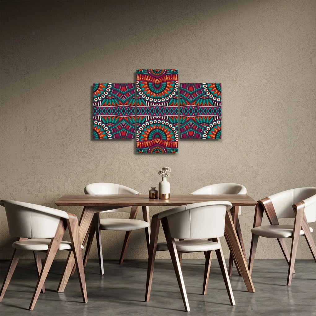 Obraz ornamentálne abstrakcie (90x60 cm)