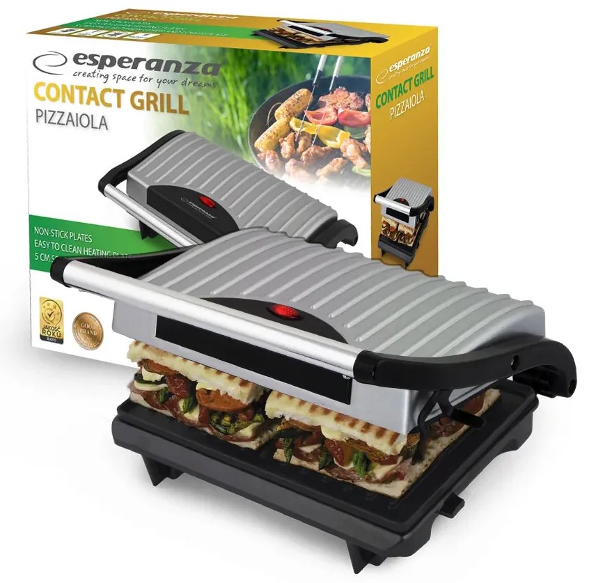 Kontaktný gril Esperanza Pizzaiola EKG005 - 750W
