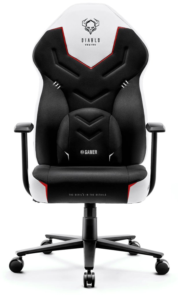 Herné kreslo Diablo X-Gamer 2.0 Normal Size: čierno-biele Diablochairs