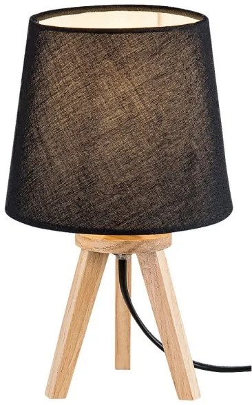 Rabalux 2069 - Stolná lampa LYCHEE 1xE14/25W/230V čierna