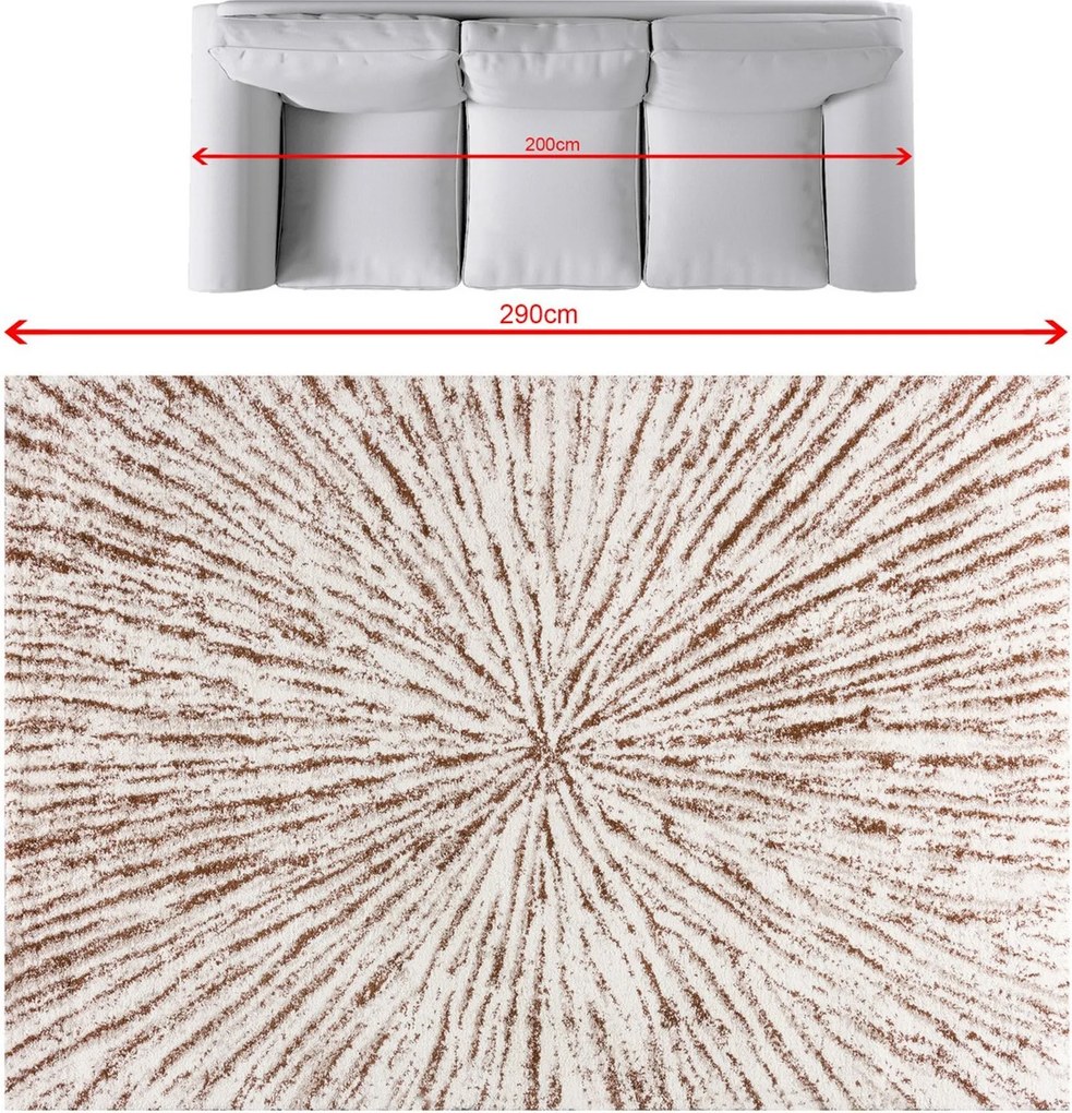 Koberec Softness krémová 200x290cm