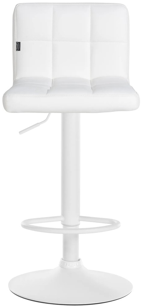 Design-Shop Barová stolička Feni (SET 2 ks) - koženka, biely rám - Biela