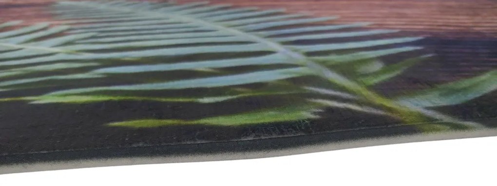 TRHÁK: Protišmyková 3D predložka Papradie, 60x180, viacfarebná, kúpeľňa, Apextextil