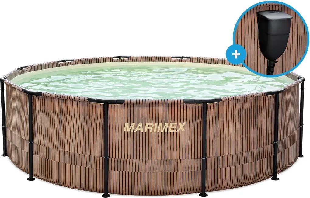 Marimex | Bazén Marimex Florida 4,57 x1,32 m so zabudovaným skimmerom - motív TEAK | 10340322