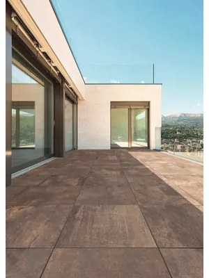 Dlažba imitácia kovu FLATIRON rust 60x120 cm