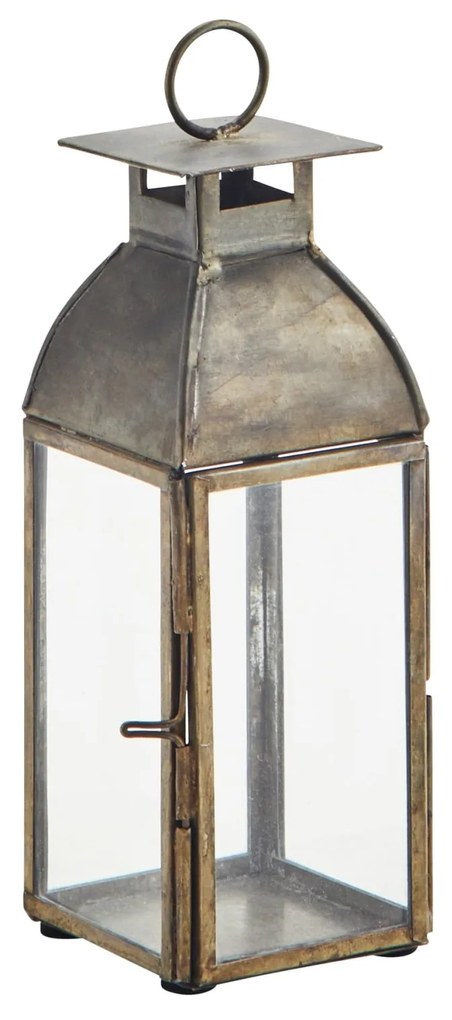 MADAM STOLTZ Kovový lampášik Aged Brass