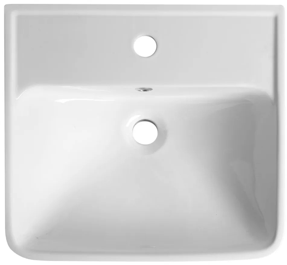 Bruckner, NEON keramické umývadlo 50x41,5cm, biela, 201.131.0