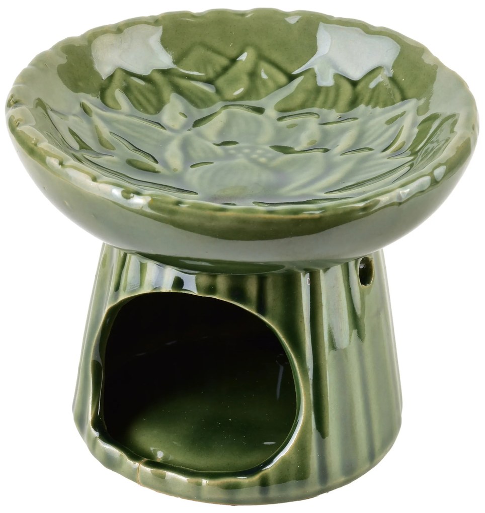 Keramická aroma lampa LILIEN 8,5 cm zelená