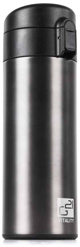 Termofľaša G21 na pitie, 350 ml, oceľovo šedá 60022407