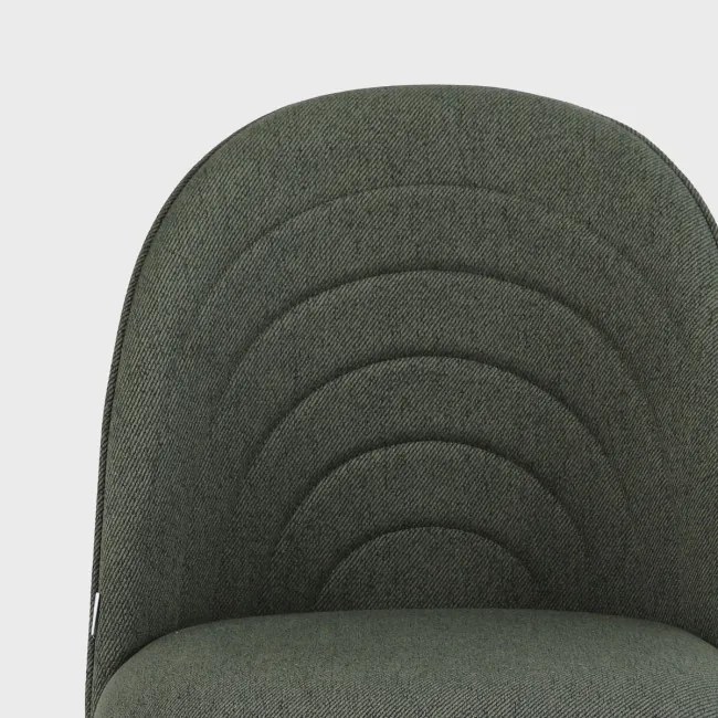 Jedálenská stolička LUDI zelená 738197