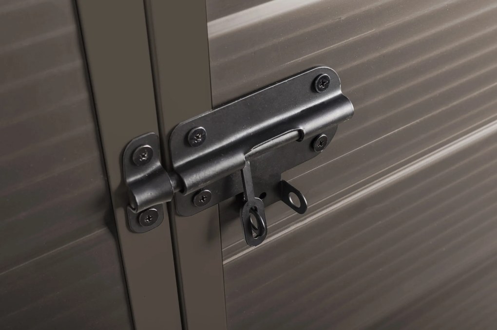 Záhradný domček G21 Boston 670 - 241 x 278 cm, plastový, béžový