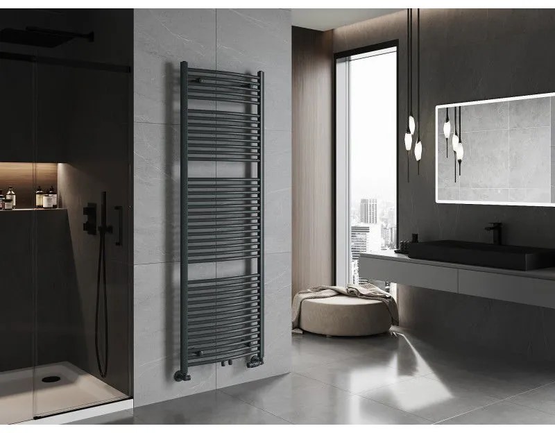 Mexen Ares, vykurovacie teleso 1800x600 mm, 958 W, antracitová, W102-1800-600-00-66