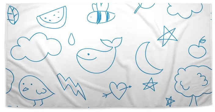 Sablio Uterák Kreslenie najmenších - 50x100 cm