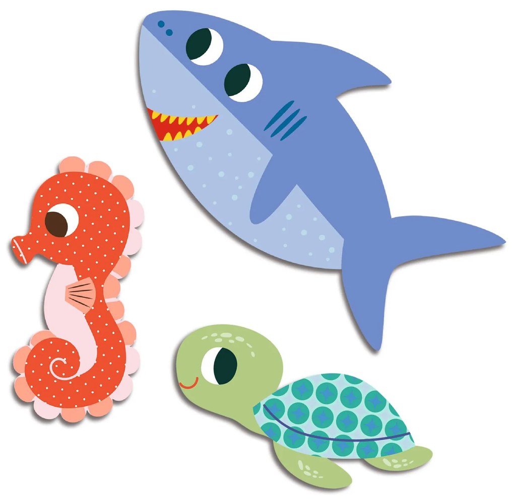 Moje prvé samolepky - morské zvieratká