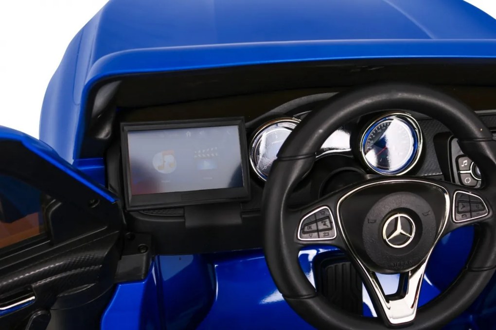 Ramiz Mercedes Benz triedy X pickup elektrické autíčko pre deti lakované modré 4x4