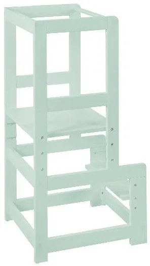 roba Drevená vzdelávacia Montessori veža (mentolová) (100359194)