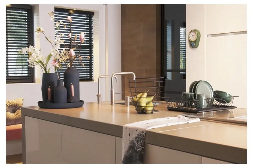 Čierny odkvapkávač na riad PT LIVING Linea