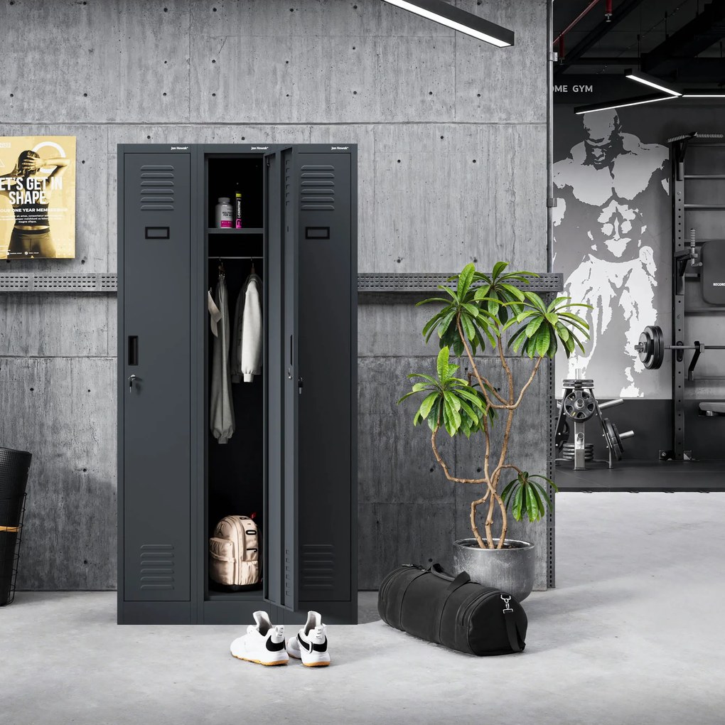 Kovová pracovná skriňa KACPER II 1 Plus 300 x 1800 x 500 mm