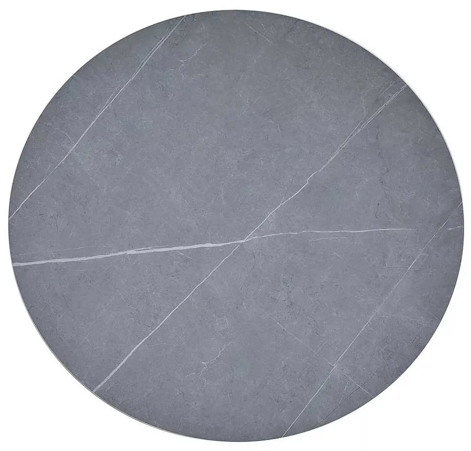 Jedálenský stôl Talia 90 cm, sivá / čierna