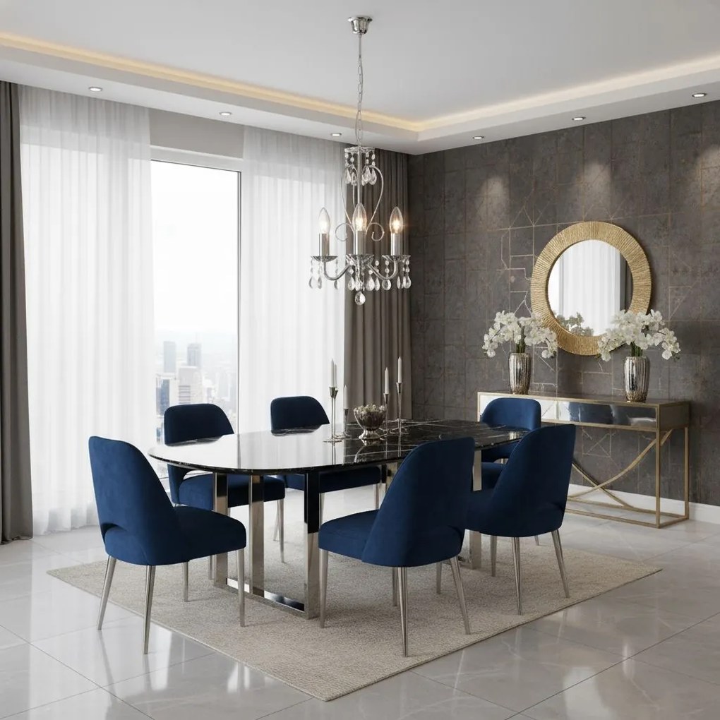 Toolight Toolight, stropné svietidlo 3xE14, EBT011-3CP, chróm, OSW-01246