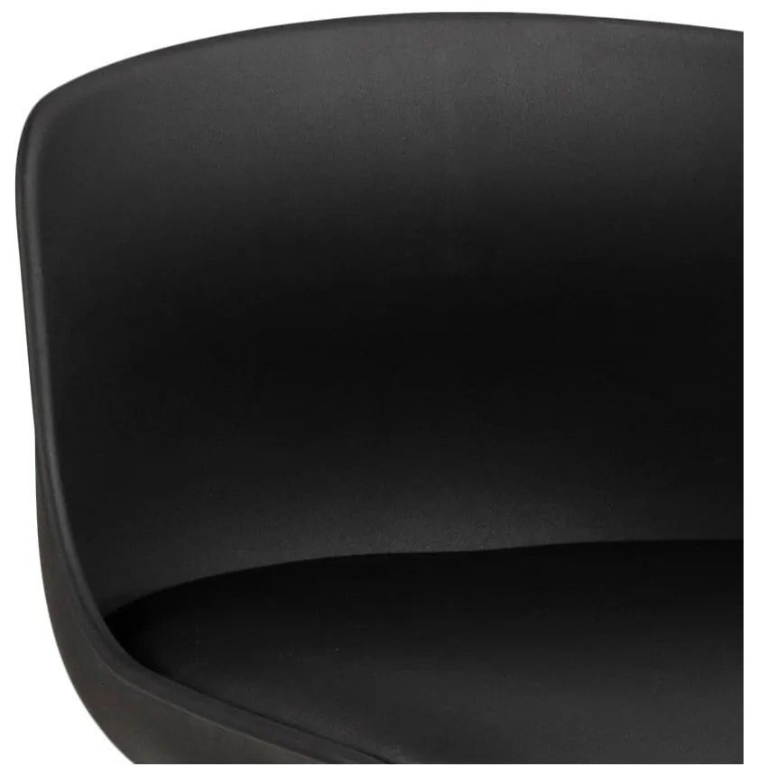 Čierna barová stolička (výška sedadla 76 cm) Tina – Actona