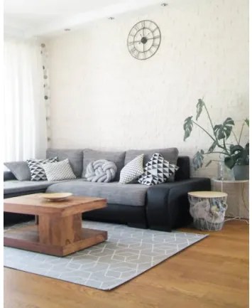 Koberec SIZAL FLAT 48655/637 Kocky 3D