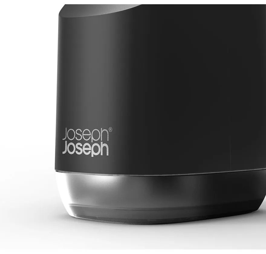 Čierny plastový dávkovač mydla 350 ml Slim – Joseph Joseph